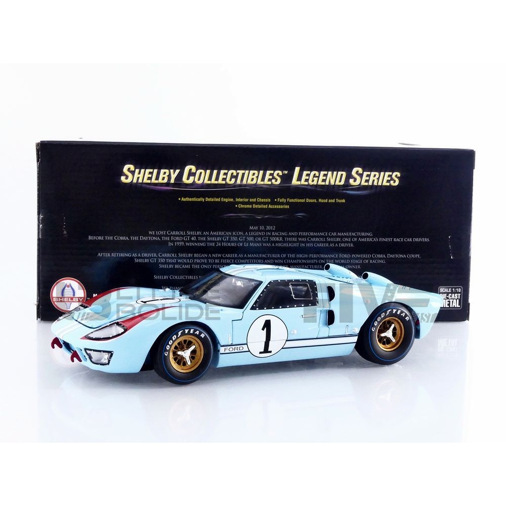 SHELBY411 – SHELBY COLLECTIBLES 1/18 - FORD GT 40 Mk II - Le Mans