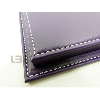 atlantic case 18 display case showcase 18  mulhouse purple leather accessories display
