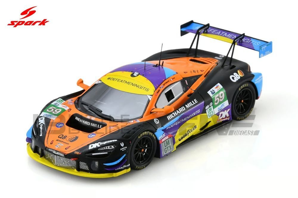 spark 43 mclaren 720s gt3 evo 24h le mans 2025 racing cars le mans
