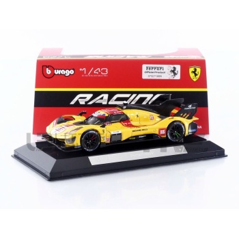 bburago 43 ferrari 499p 3.0l turbo v6 winner 24h le mans 2025 racing cars le mans