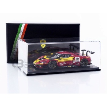looksmart 43 ferrari 296 gt3 3rd 24h spa 2025 racing cars racing gt