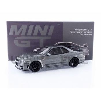 mini gt 64 nissan skyline gtr (r34) 1999 road cars coupe
