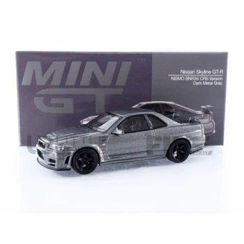mini gt 64 nissan skyline gtr (r34) 1999 road cars coupe