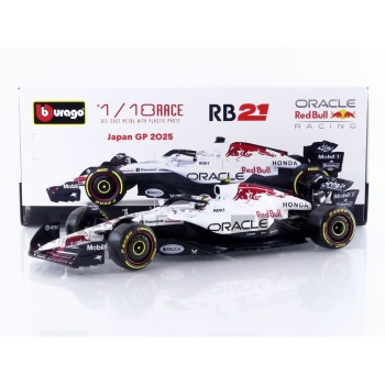 bburago 18 red bull rb21 japan gp 2025 racing cars formula 1