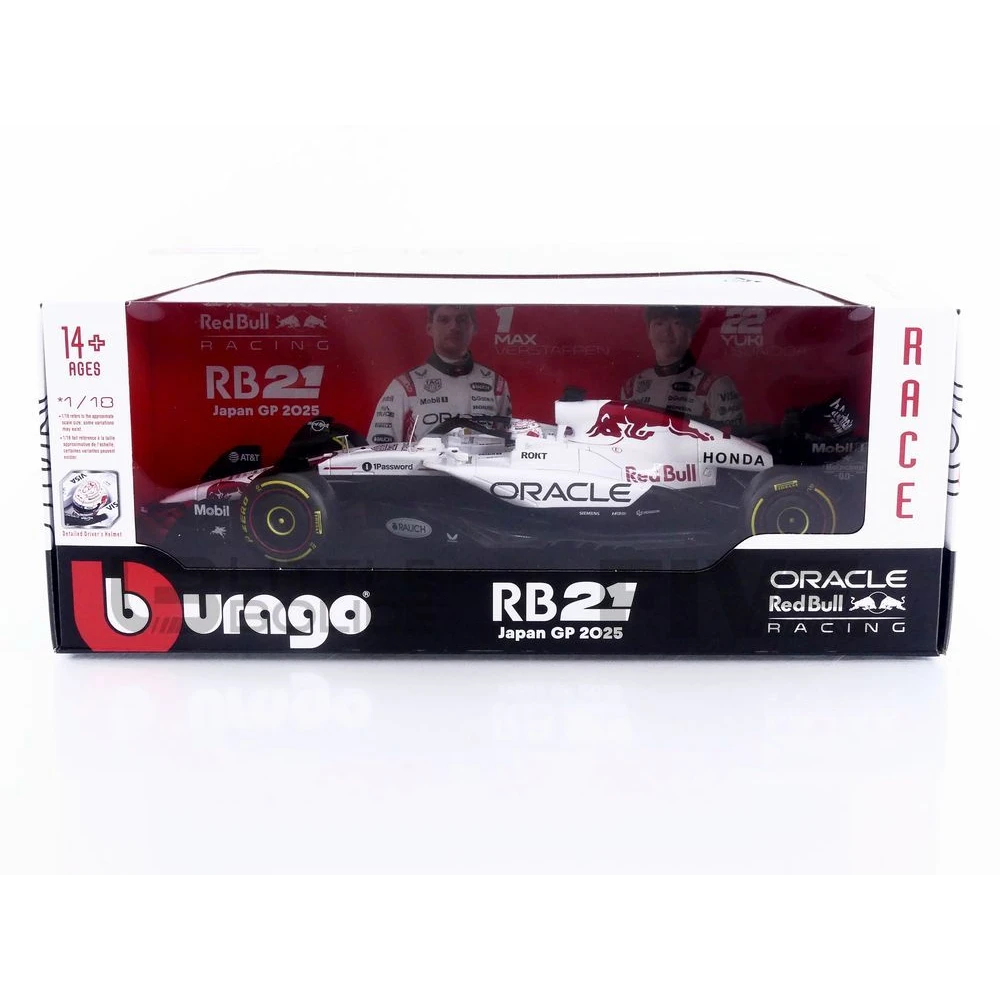 ブラーゴ 1/18 Red Bull RB21 日本GP フェルスタッペン 18005-V1-Japan – BBURAGO 1/18 - RED BULL RB21 - Winner Japan GP