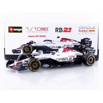 bburago 18 red bull rb21 winner japan gp 2025 racing cars formula 1
