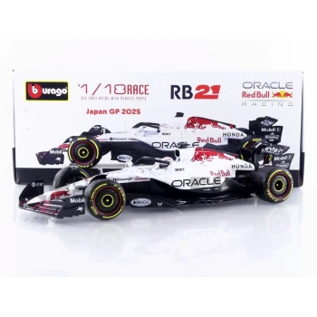 bburago 18 red bull rb21 winner japan gp 2025 racing cars formula 1
