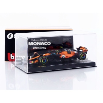bburago 43 mclaren mcl39 winner monaco gp world champion 2025 racing cars formula 1