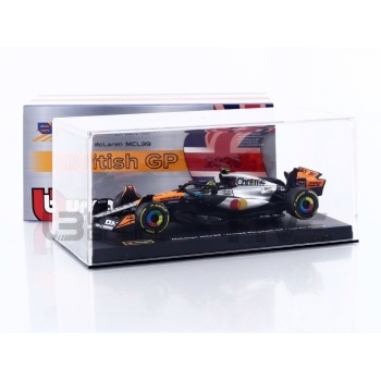 bburago 43 mclaren mcl39 winner british gp world champion 2025 racing cars formula 1