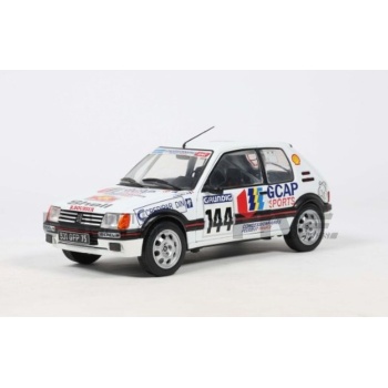 solido 18 peugeot 205 gti gr.n rallye du var 1987 racing cars rallye